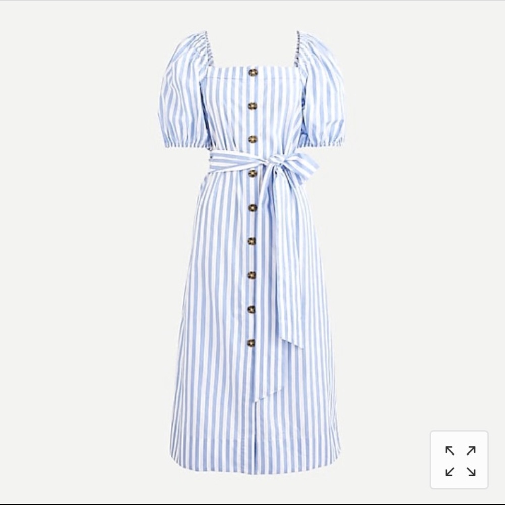 NWT J. Crew Stripped Cottage Dress